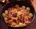 Imagen de las migas con uvas